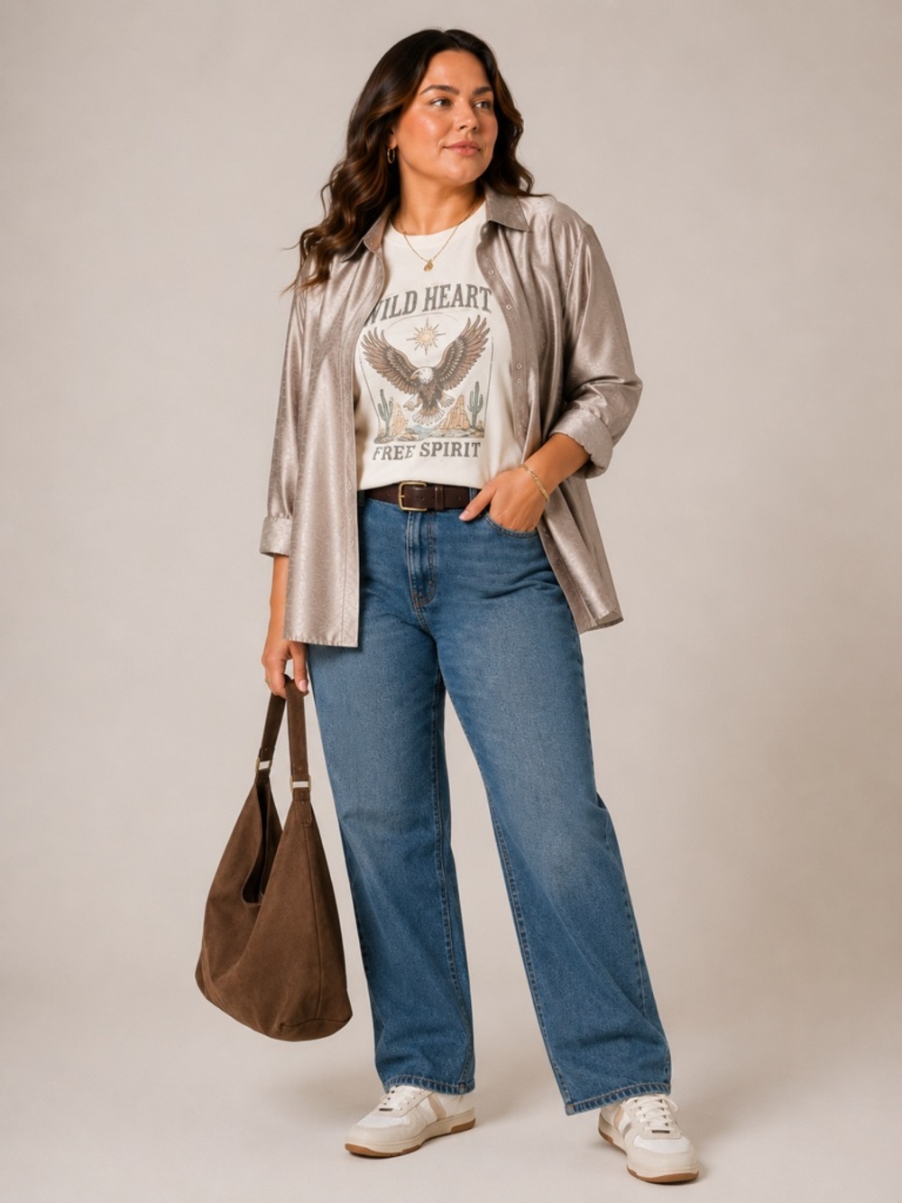 Spanner - Faux Silk Shimmer Shirt Jacket - SzL - Picture 3 of 13
